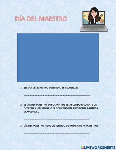 Dia del maestro