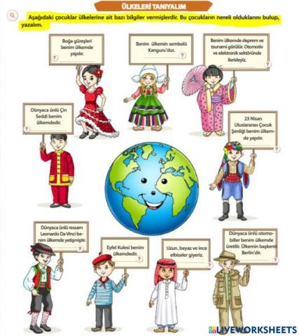 Ülkeleri Tanıyalım