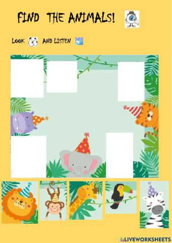 Find the animals!