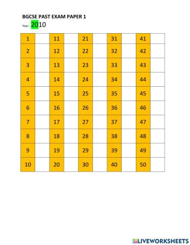 Bgcse physics 2010 paper 1