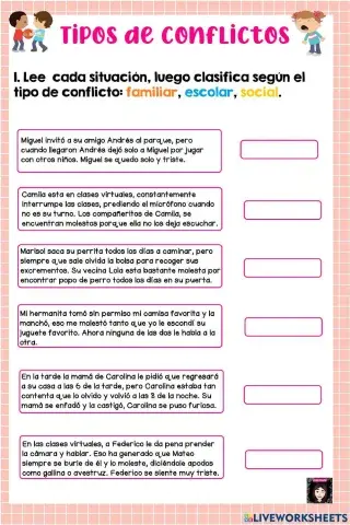 Tipos de Conflicto