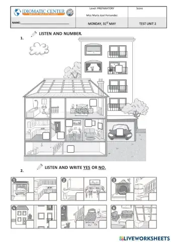 Unit 2 test- learn with us 2