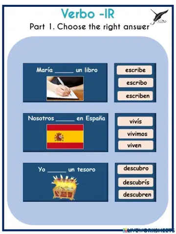 Ejercicios Verbos Ir