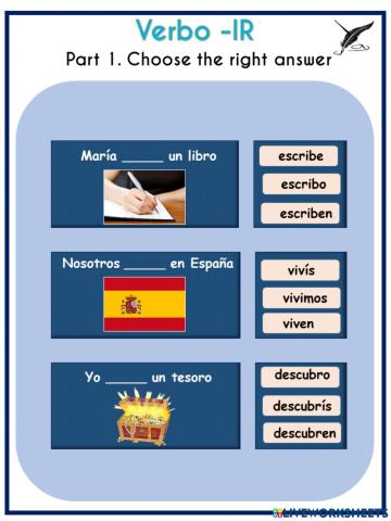 Ejercicios Verbos Ir