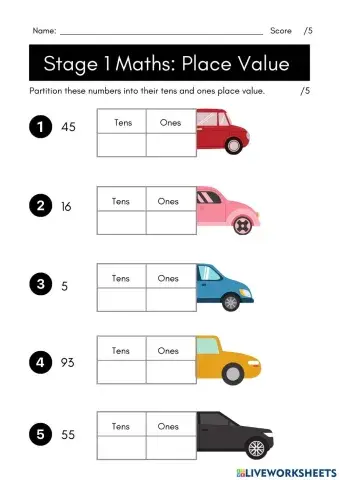 Place-value-live-worksheet