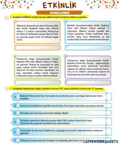 Sınır Komşularımız 1