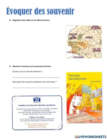 Évoquer des souvenirs