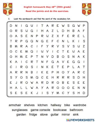 Homework 31st quinto