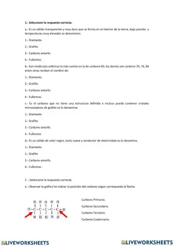 Carbono en la organica