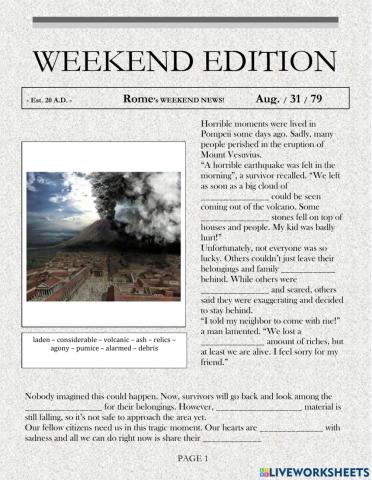 Vocabulary Bodies From the Ash