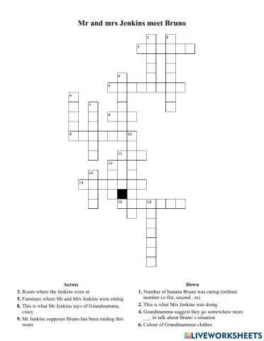 Mr and mrs Jenkins meet Bruno