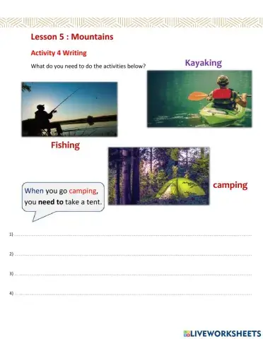 Access 6 - T3 - U9 - L5 - Act 4