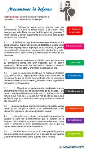 Mecanismos de defensa