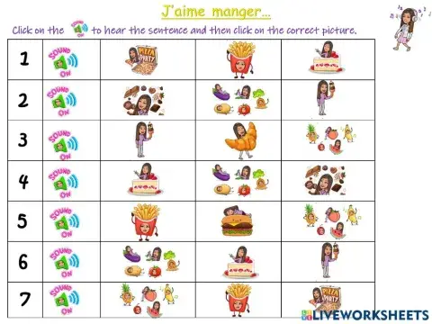 J'aime manger