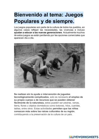 Juegos populares