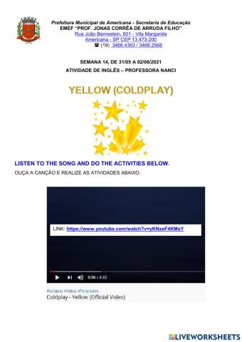 Yellow (Coldplay)
