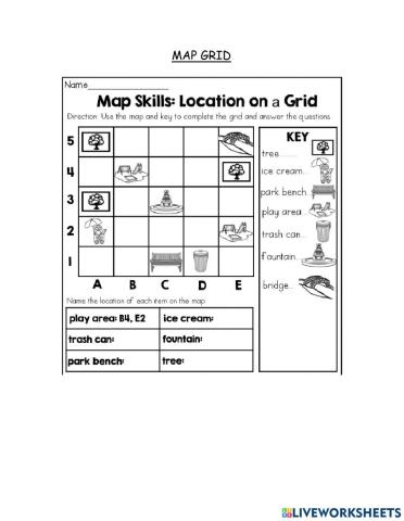 Map grid
