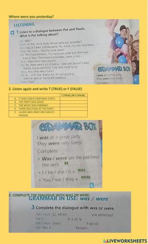 Where were you yesterday?