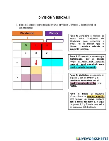 División vertical