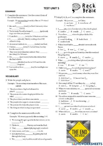 Level 2 - Test Unit 5