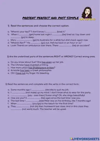 PRESENT PERFECT VS PAST SIMPLE 