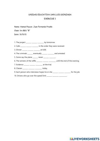 Listening passive voice- future simple