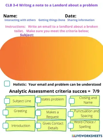 Writing An Email To a Landlord