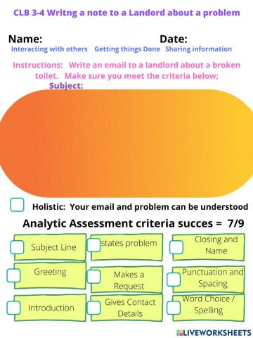 Writing An Email To a Landlord