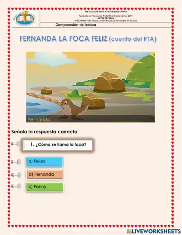 Fernanda la foca feliz