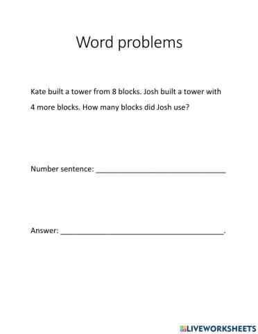 Word Problems - 12