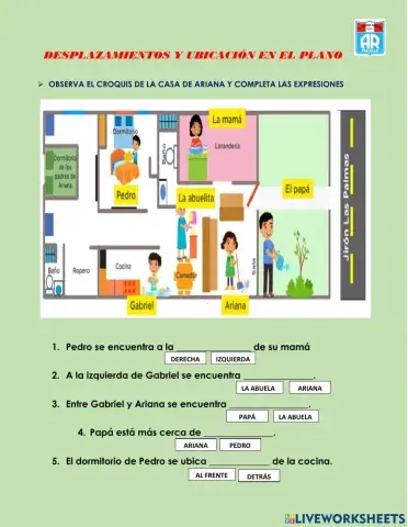 Desplazamientos y plano cartesiano