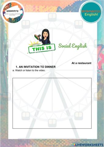 Practical English, at a restaurant, unit 9, elementary