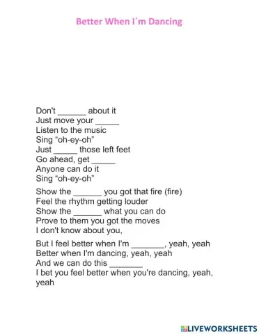 Better when I-m Dancing Part 3