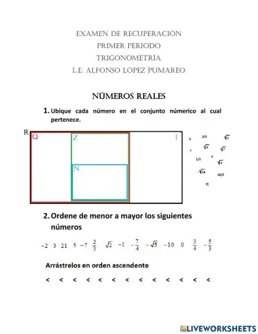 Examen de recuperacion