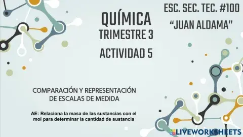 Comparación y representación de escalas de medida