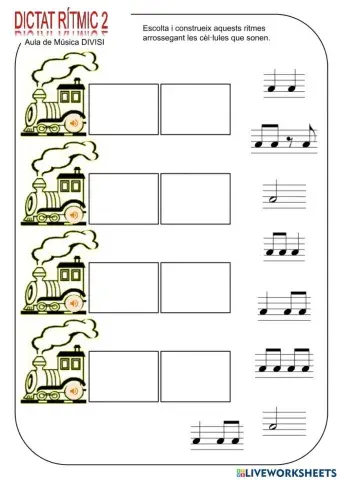 Dictat rítmic fàcil 2