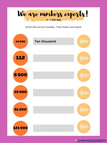 We are numbers experts 6