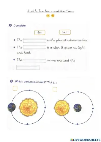 The Sun, the Moon and the Earth