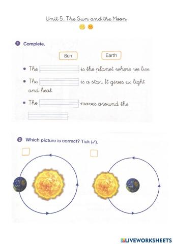 The Sun, the Moon and the Earth