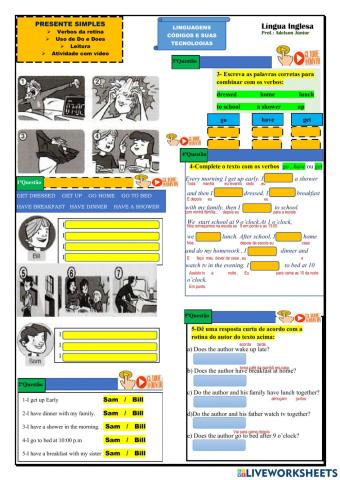 Simple Present ( revisão)