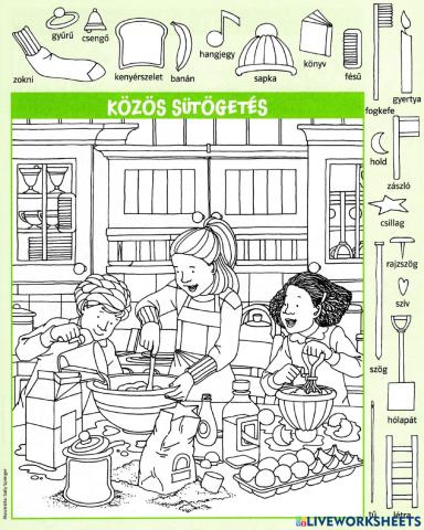 Közös sütögetés