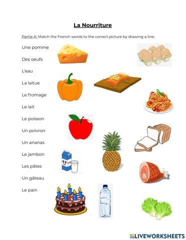 La Nourriture Matching