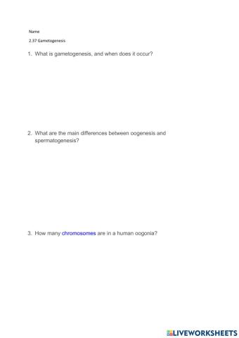 2.37 Gametogenesis