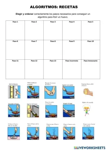 Algoritmo: Freir un huevo