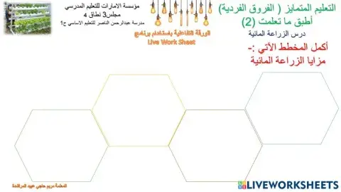 الزراعة المائية