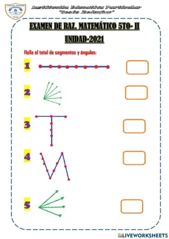 Conteo de segmentos y ángulos