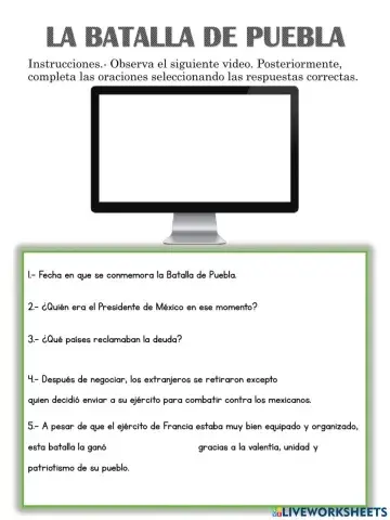 Historia quinto grado