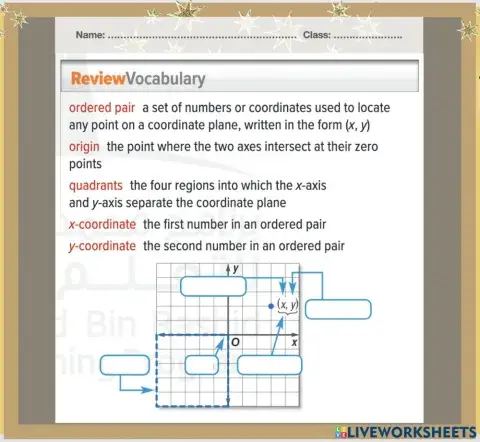 Tools of Geometry (Review Vocabulary)