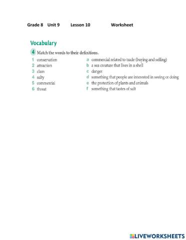 Unit 9 Lesson 10