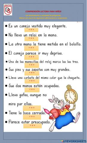 Comprensión lectora